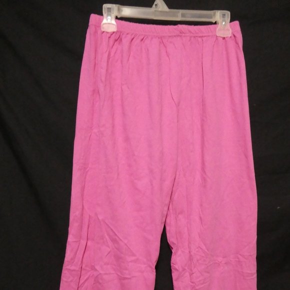 Pink Pajama / Loungewear Pants / Bottoms | Stretchy Waistband - Picture 13 of 16